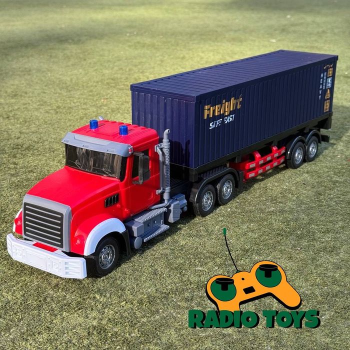Фура на радиоуправлении American Truck 59 см Красная | Грузовик