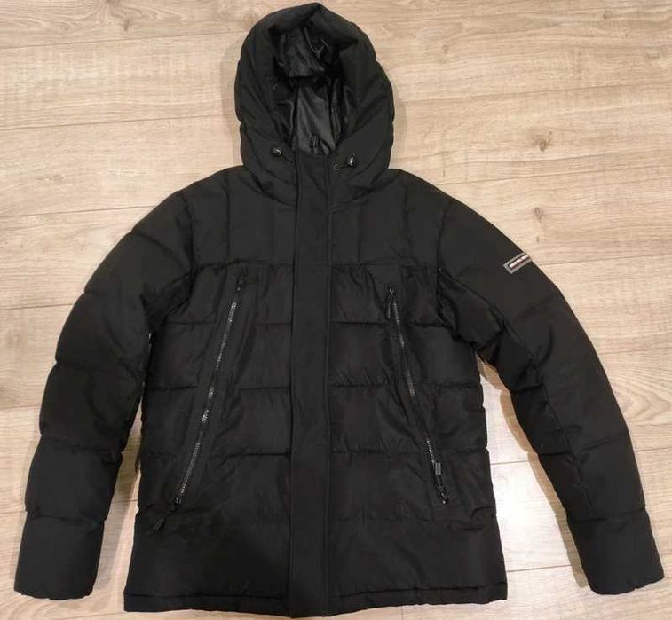 Kurtka zimowa męska czarna puffer Kings Will Dream pikowana rozmiar M