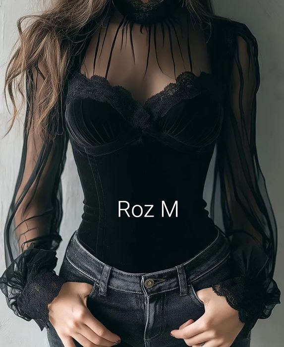 Nowy top lolita rozmiar M
