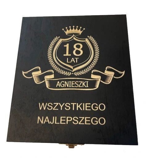 pudełko na pieniądze prezent urodziny 18 -100 lat