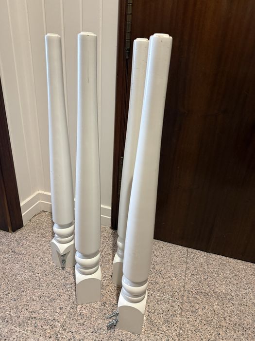 Mesa extensora branca