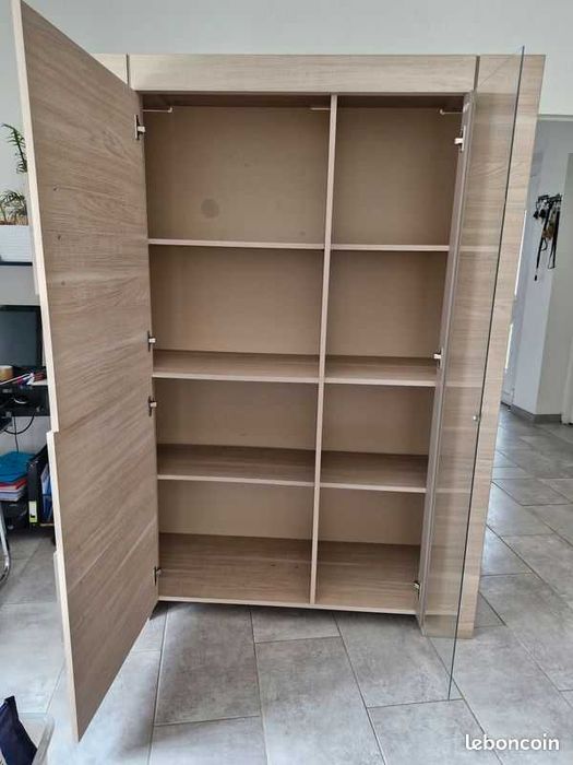 Móvel Conforama – 2 Vitrinas Atlanta Chene Fusa, Novas e em Caixa