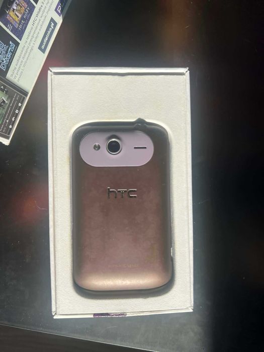 Telefon HTC Wildfire S pudełko kabel