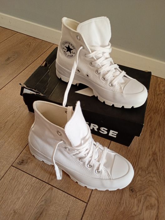 Converse trampki trapery białe damskie 37 
Trampki Chuck Taylor All Star Lugged  Biały