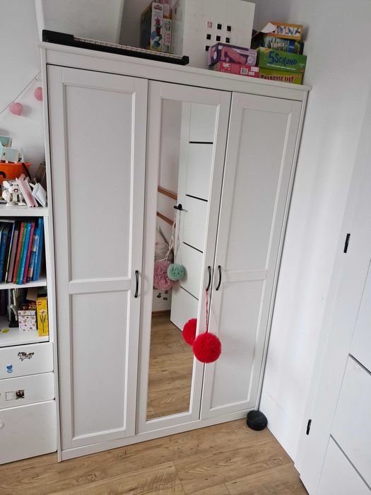 Szafa Ikea Songesand biała 3drzwiowa