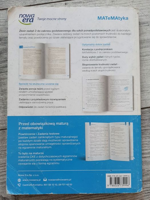 Matematyka 2 zbiór zadań zakres podstawowy
