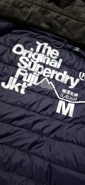 Kurtka damska Superdry Fuji Jacket, pikowana, ocieplana, logo, premium
