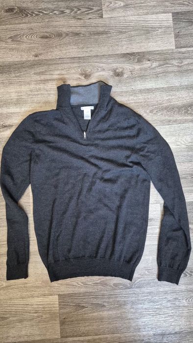 Светр на блискавці під горло GAP merino wool