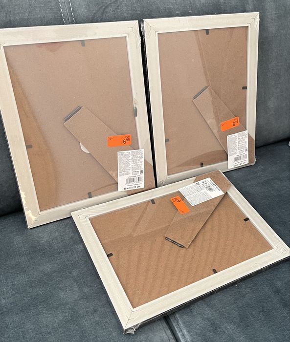 3 nowe ramki do zdjęć 15 x 21