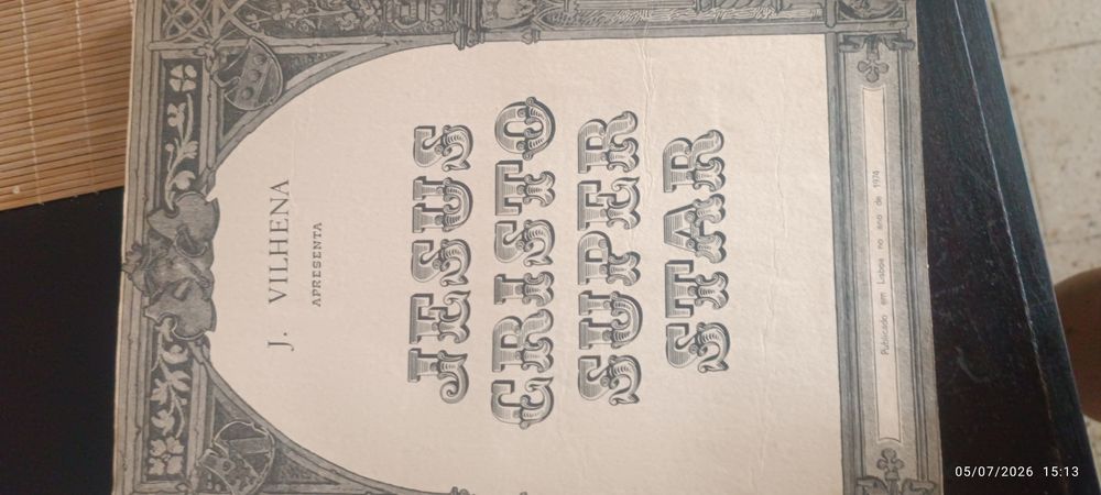 Livro antigo Jesus Cristo Super Star