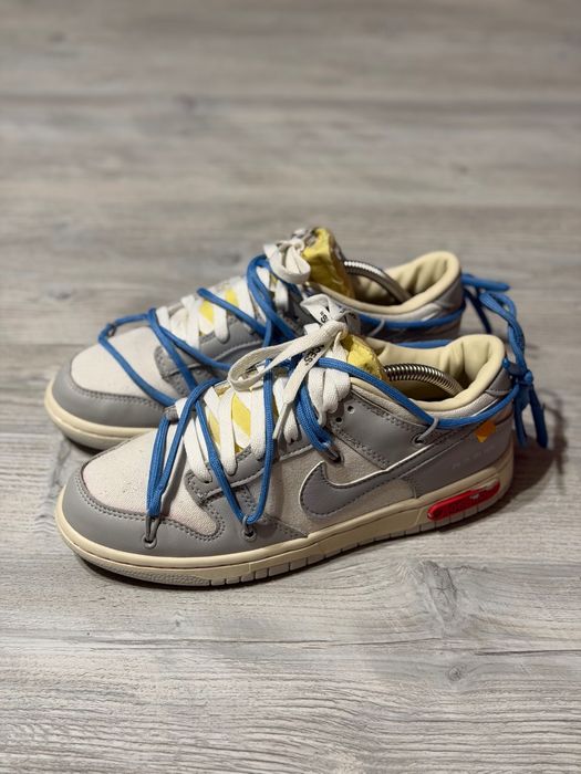 Жіночі кросівки Nike Dunk Low Off-White Lot 05 of 50 оригінал р39
