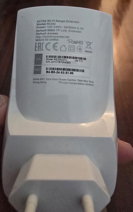 TP-Link AC750 Wi-Fi Range Extender64552989797890123