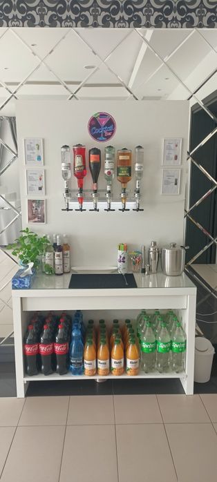 Drink bar fontanny iskier miny dymne na wesele urodziny  imprezę
