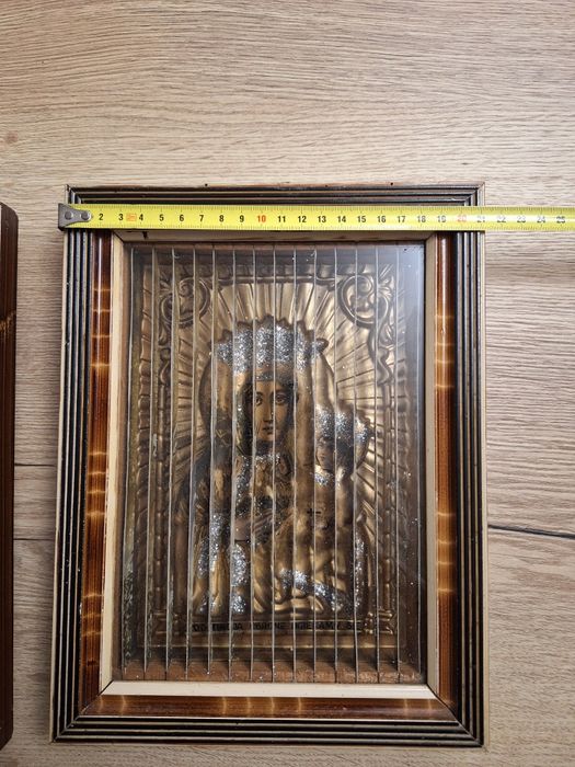 Święte obrazki 3D lentikularne 2 szt. z PRL