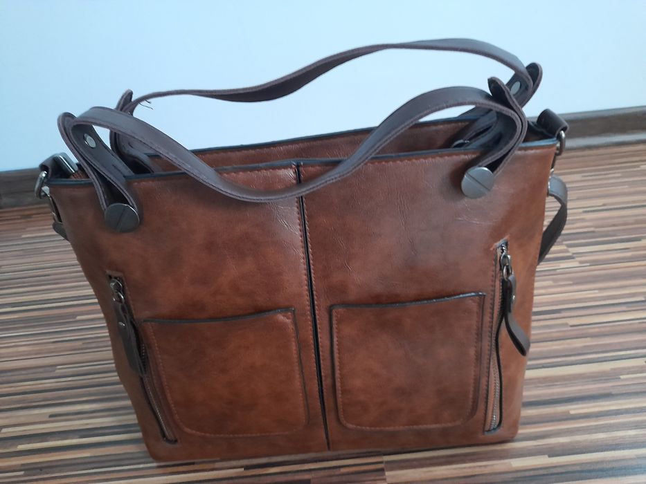 Torebka retro    brązowa