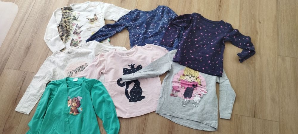 Long slave bluzki na długi rękaw dla dziewczynki 110)116