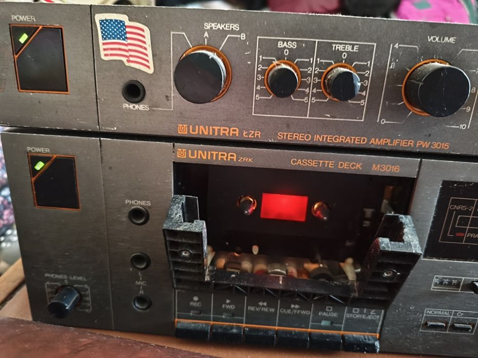 Unitra Deck m3016 + wzmacniacz