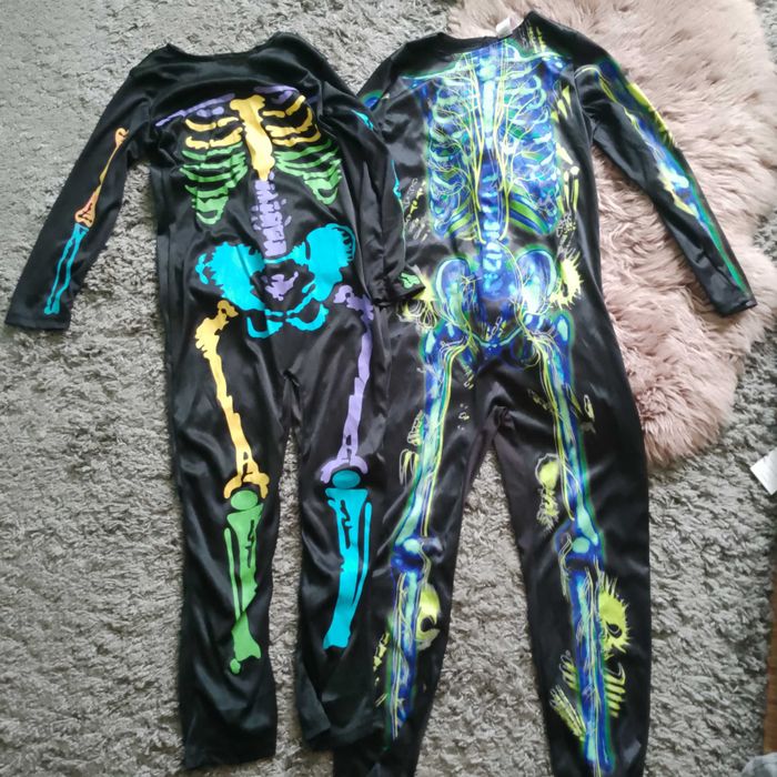 аниматорский костюм скелет неоновый.Супермен.человек-паук.Хеллоуин