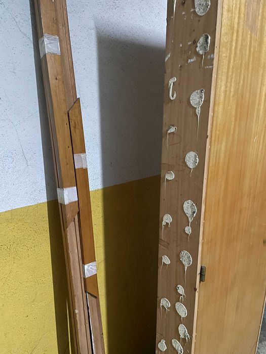 Porta interior de madeira