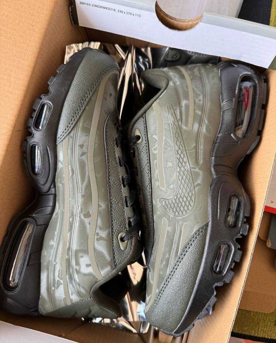 (БЕЗ ПЕРЕДОПЛАТИ)Nike Air Max 95 Green Найк Аір Макс 95 Зелені