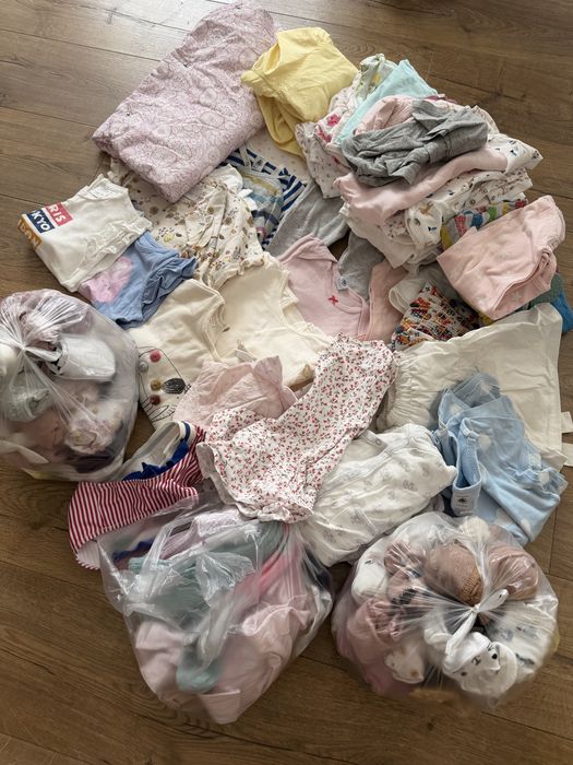 Ubranka dla dziewczynki od 56 do okolo 104 Jacardi, Petit Bateau itp.
