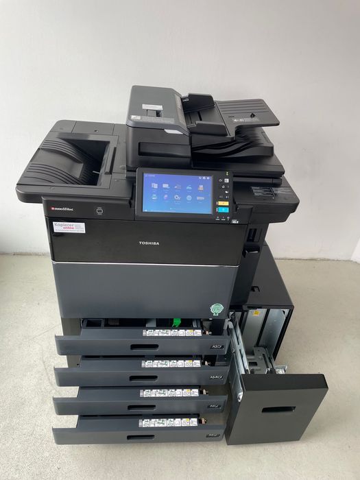 Toshiba e-Studio 5516AC Fotocopiadora a cores, Dual-Scanner, 55 ppm