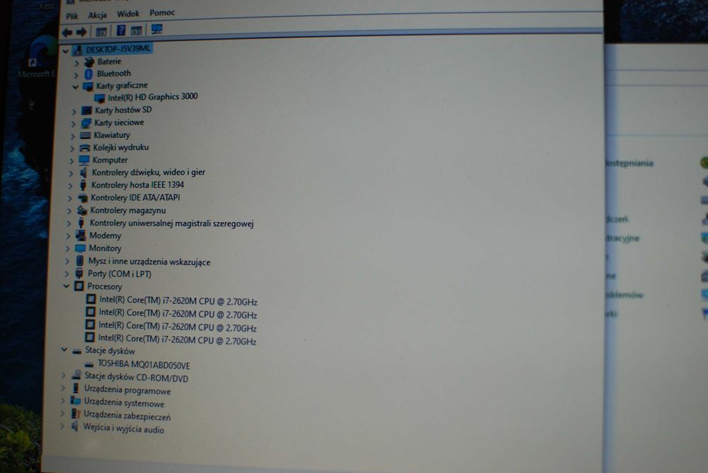 Laptop HP8460p na i7- 2620M 8GB DDR3