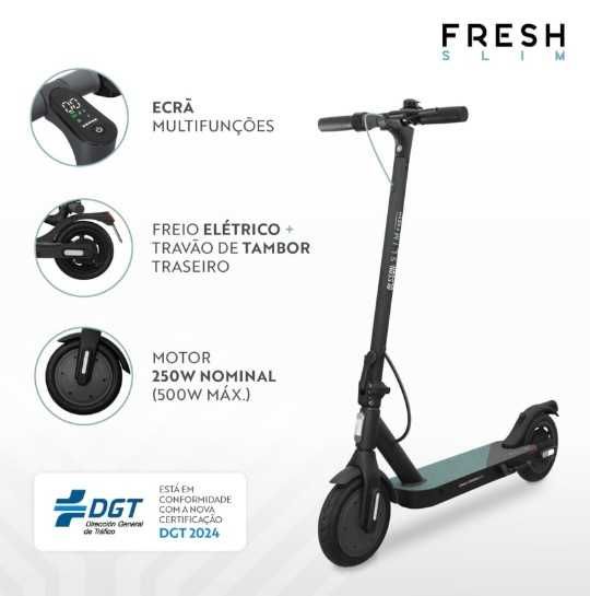 Trotinete Elétrica OLSSON Fresh Slim, 18 Km, nova em caixa, garantia