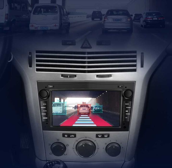 Radio 2DIN 7" Wireless CarPlay Navi GPS Opel Astra/Vectra/Zafira PL