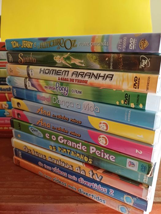 20 DVD Filmes para crianças