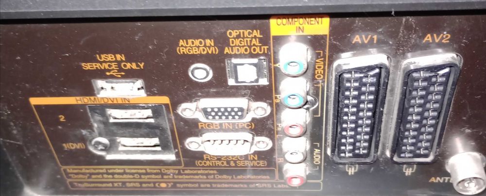 Telewizor LG 42 całe uszkodzony brak zasilania