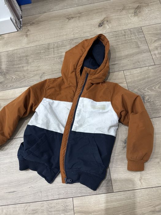 Kurtka dziecięca ciepła z kapturem