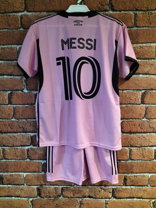Strój piłkarski dziecięcy Inter Miami Messi rozm. 128
