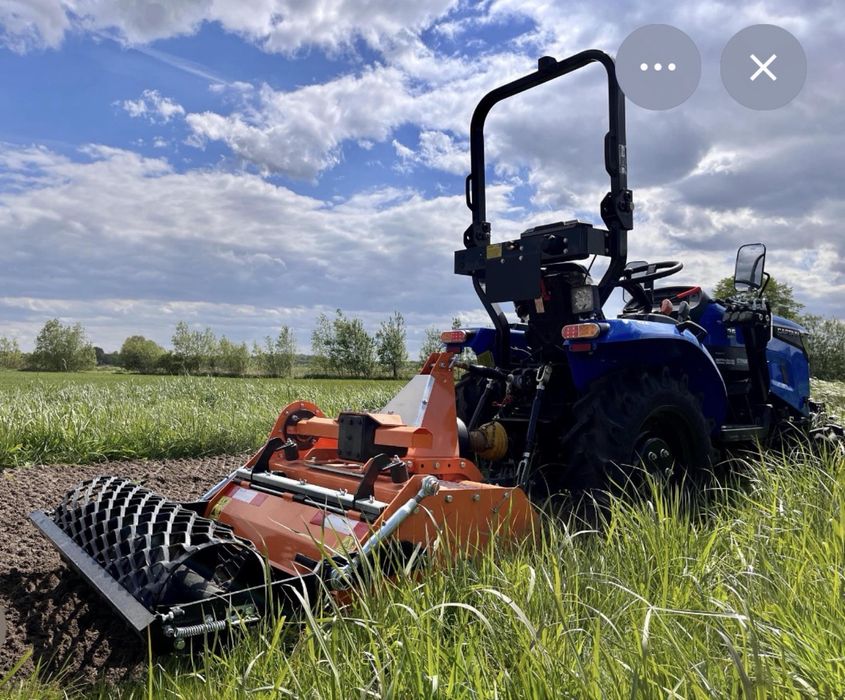 Usługi glebogryzarką separacyjną minikoparka