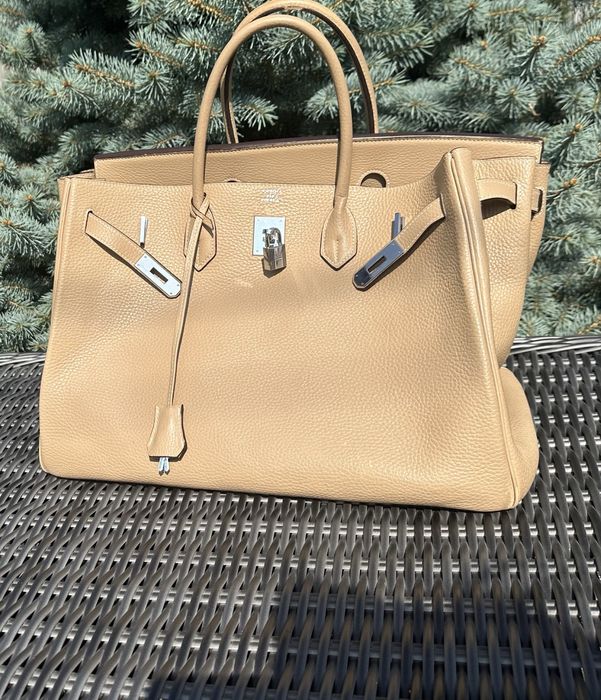 Сумка  під стиль Hermes Birkin 40 см.,пильник,коробка