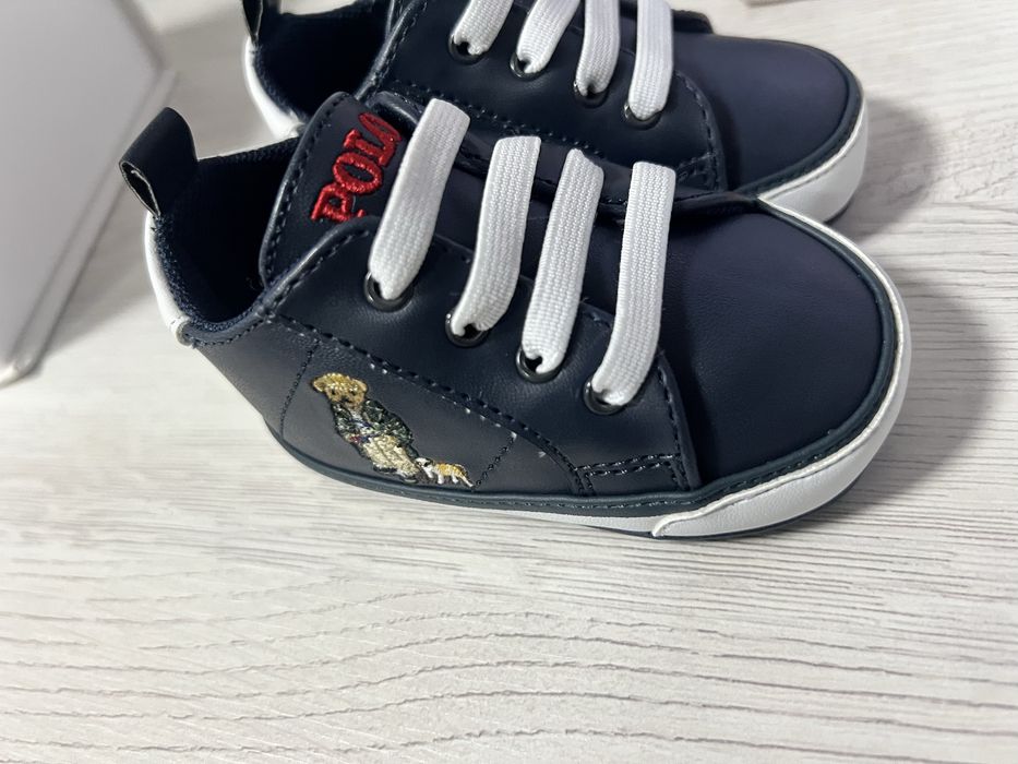 Кеди ralph lauren для хлопчика, оригінал, нові, розмір 17 (2 us)