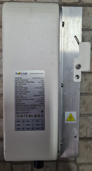 Inversor monofásico SOFAR 2.7 kW