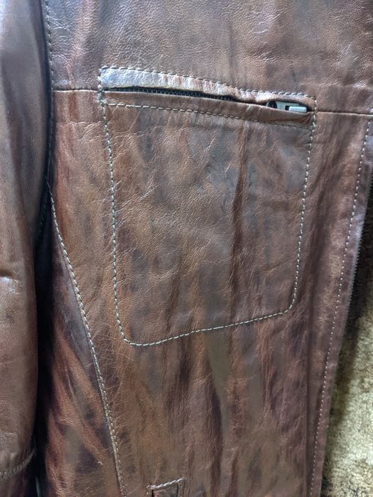 Натуральна чоловіча дублянка/куртка