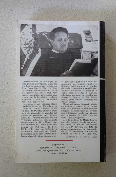 Escritos Políticos, de Mário Soares