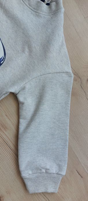 Nowa Bluza dresowa 104 Minymo z nadrukiem samochodu