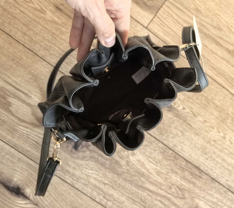 EVEN & ODD torebka damska czarna listonoszka na ramię NOWA