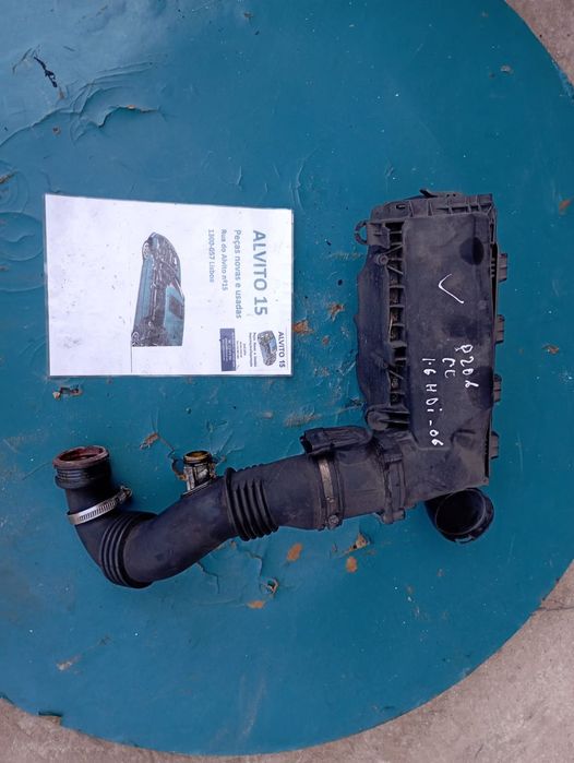Caixa de filtro de ar Peugeot 206 CC   HDI - 2006