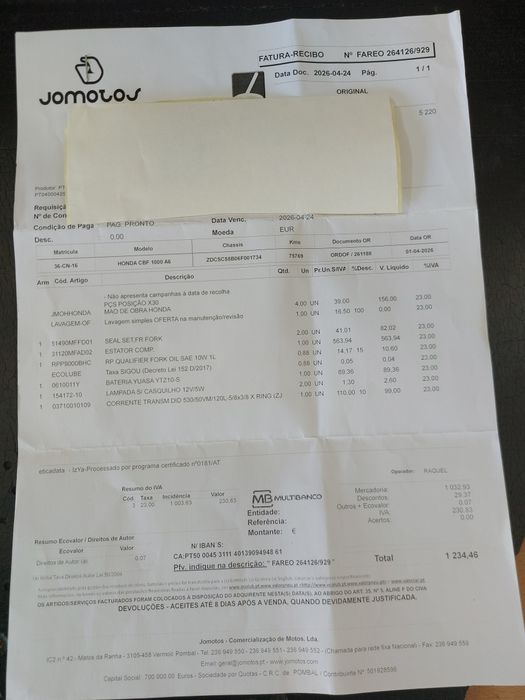 Honda CBF1000 abs,excelente estado de conservação nacional