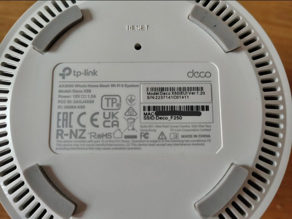 Tp-Link Deco X50 AX3000 Wifi 6 Sistema Mesh
