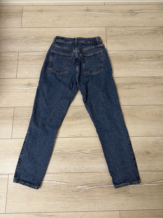 Джинси mom H&M темно сині 36 розмір