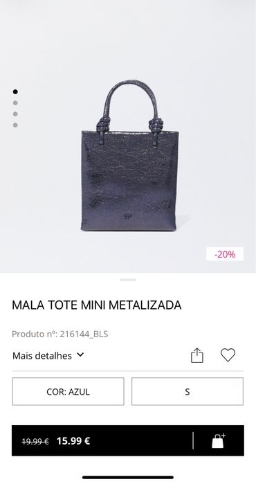 Malas tote com alça de ombro/ verde e azul 10€ cada