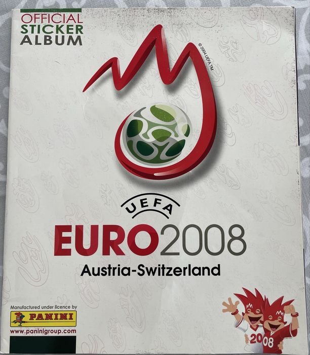 Naklejki Panini Euro 2008 komplet + pusty album