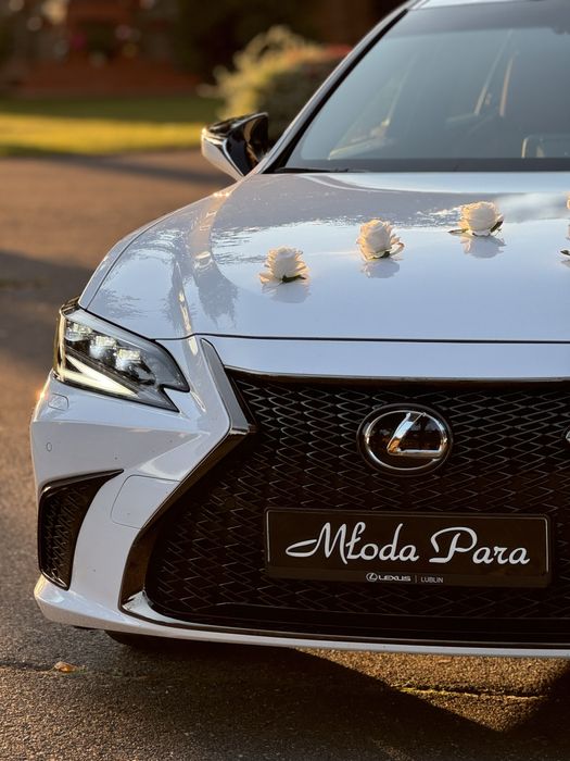 PREMIUM Lexus F Sport auto do ślubu wesele Warszawa i okolice
