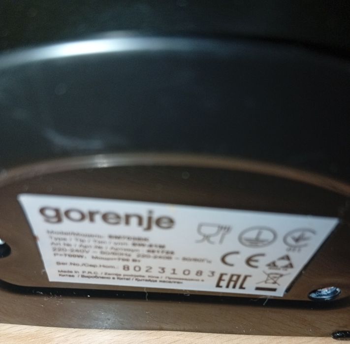 Сендвичница Бутербродница Gorenje SM 703 BK  700W