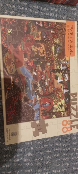 Puzzle Jesień w lesie